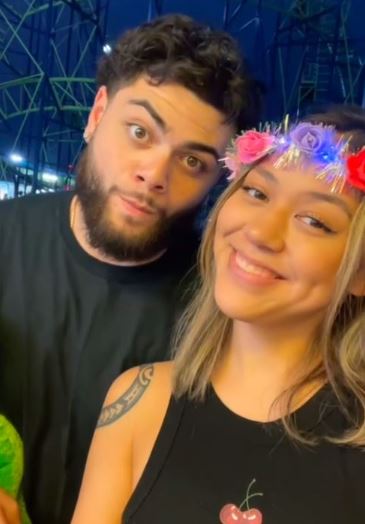 Audrey Lokelani Fualaau on a date with her fiance Ethan Tela Porter